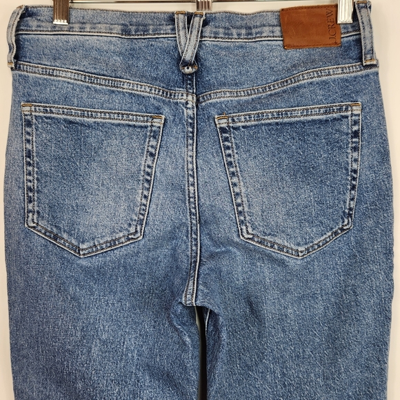 J. Crew 10" Demi Boot Crop Jeans High Rise Stretch Flora Wash 28 - Picture 6 of 9